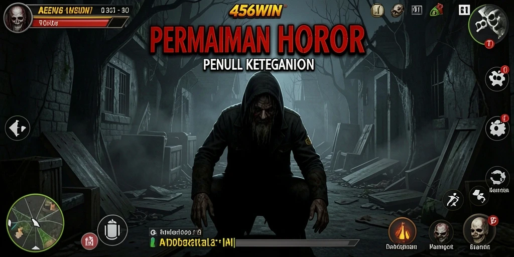 Tampilan gameplay menyeramkan di 456WIN dengan suasana mencekam.