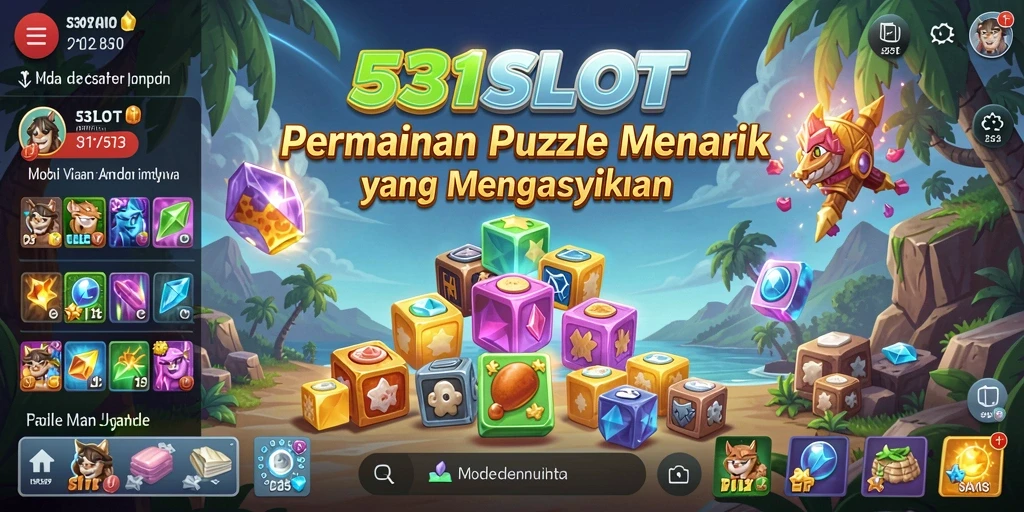 Screenshot utama 531SLOT menampilkan gameplay Puzzle yang menarik.