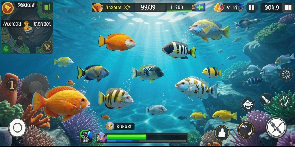 Tampilan gameplay seru dari <strong>9939</strong> tembak ikan.