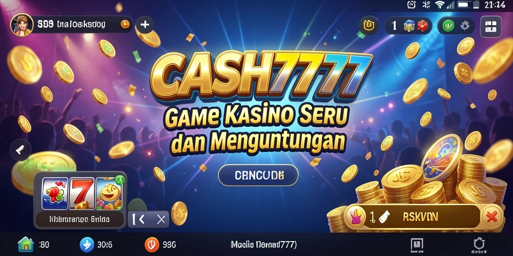 Tampilan gameplay Kasino yang menakjubkan di CASH777.