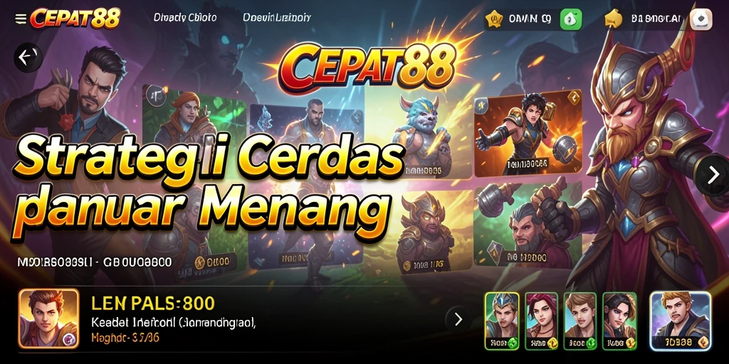 Tampilan permainan strategi yang menantang dan menarik.