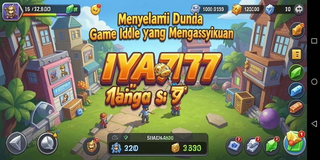 Tangkapan layar utama IYA777 menunjukkan gameplay Idle yang menarik dan menyenangkan.