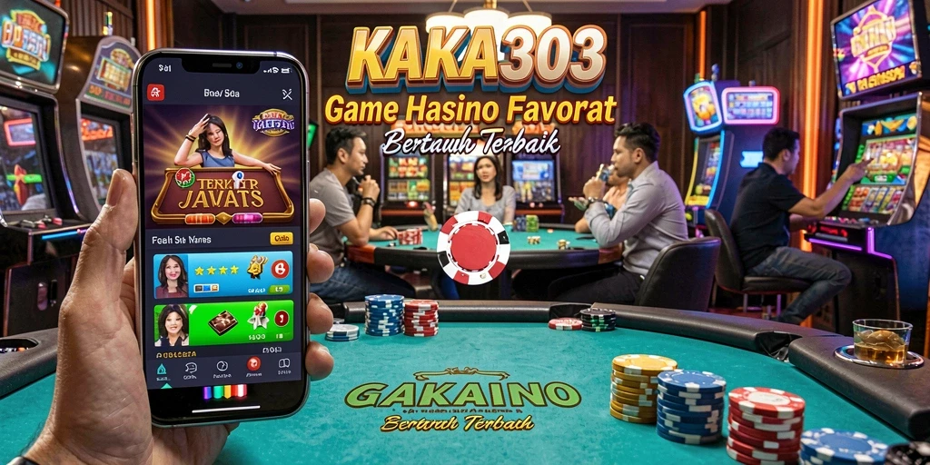 Tampilan gameplay KAKA303 yang menampilkan berbagai jenis permainan kasino.