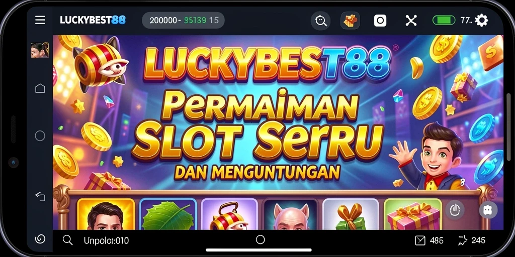 Tampilan gameplay LUCKYBEST88 yang menawan dan seru.