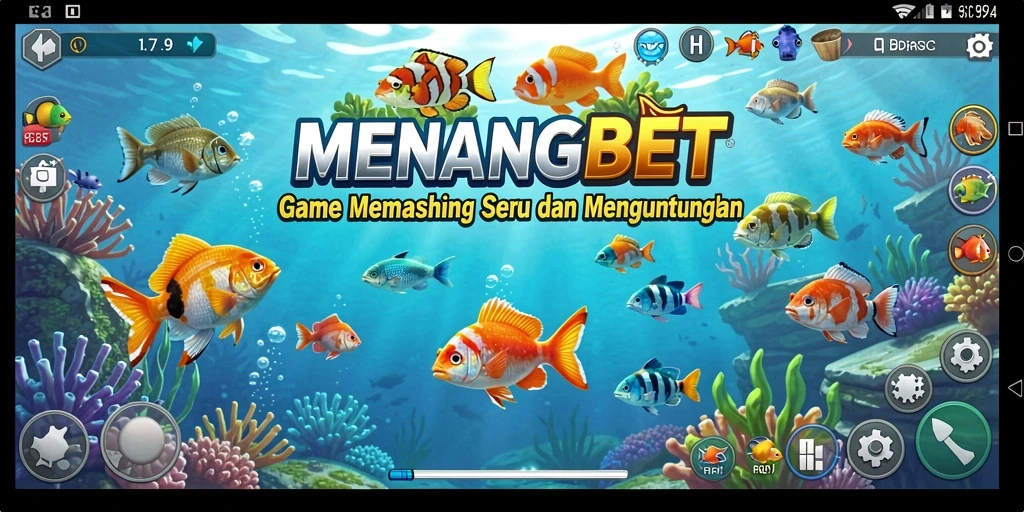 Gameplay seru MENANGBET dengan aksi memancing yang mendebarkan.