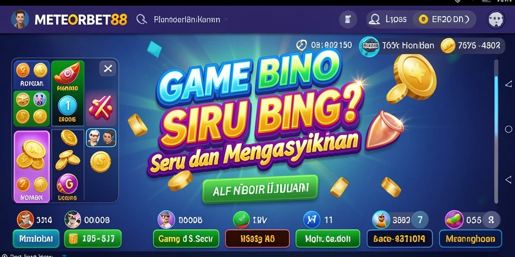 Tampilan luar biasa dari gameplay Bingo di METEORBET88.
