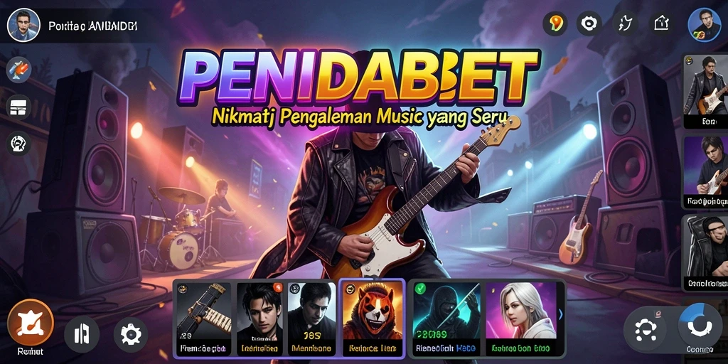 Tampilan gameplay PENIDABET yang penuh warna dan interaktif.