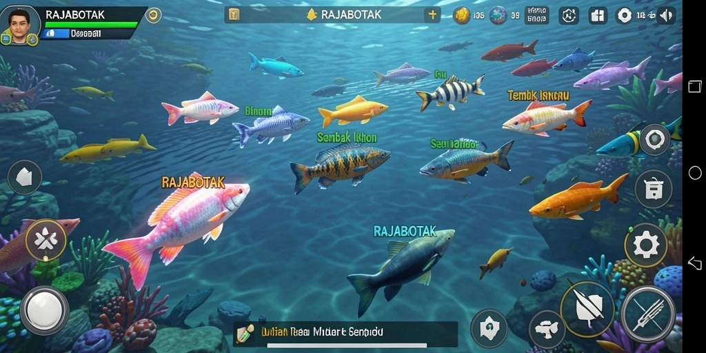 Tampilan gameplay RAJABOTAK yang menarik dan seru.