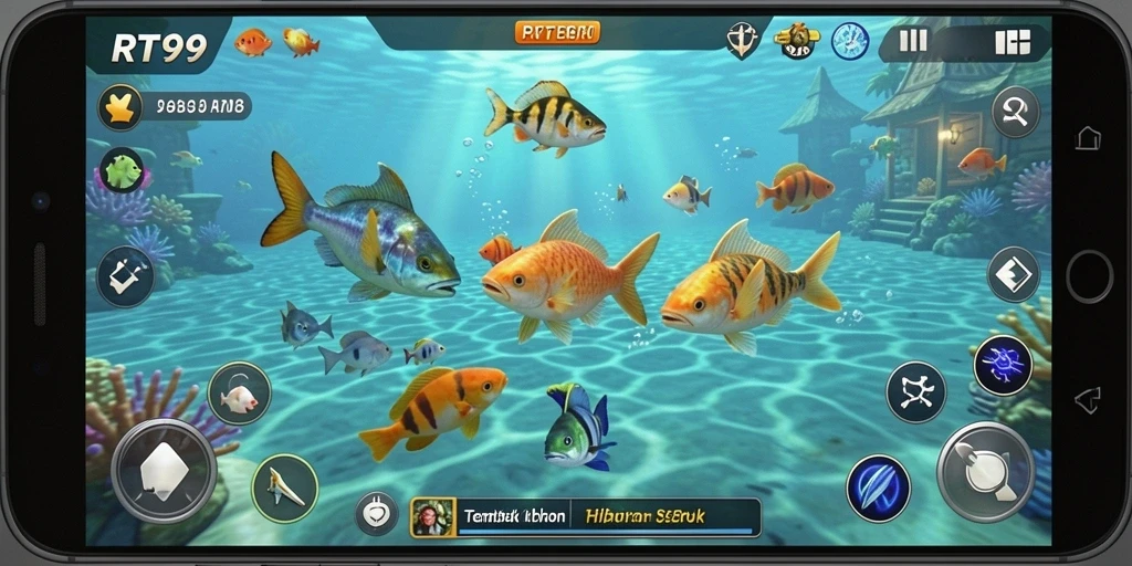 Lihat aksi seru dalam gameplay Tembak Ikan RT99.