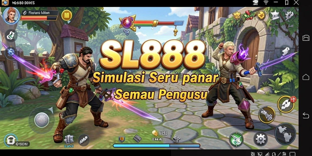 Tangkapan layar SL888 menampilkan gameplay Simulation yang mendalam dan interaktif.