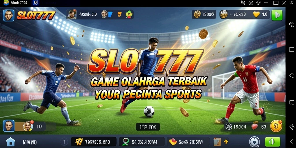 Screenshot menunjukkan gameplay menarik dalam <strong>SLOT777</strong> dengan aksi olahraga yang dinamis.